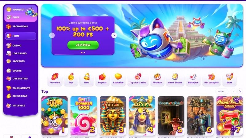 Robocat casino giochi